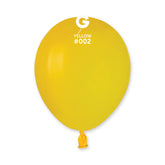 Globo 5" A50 Amarillo "Yellow 002" 100uds